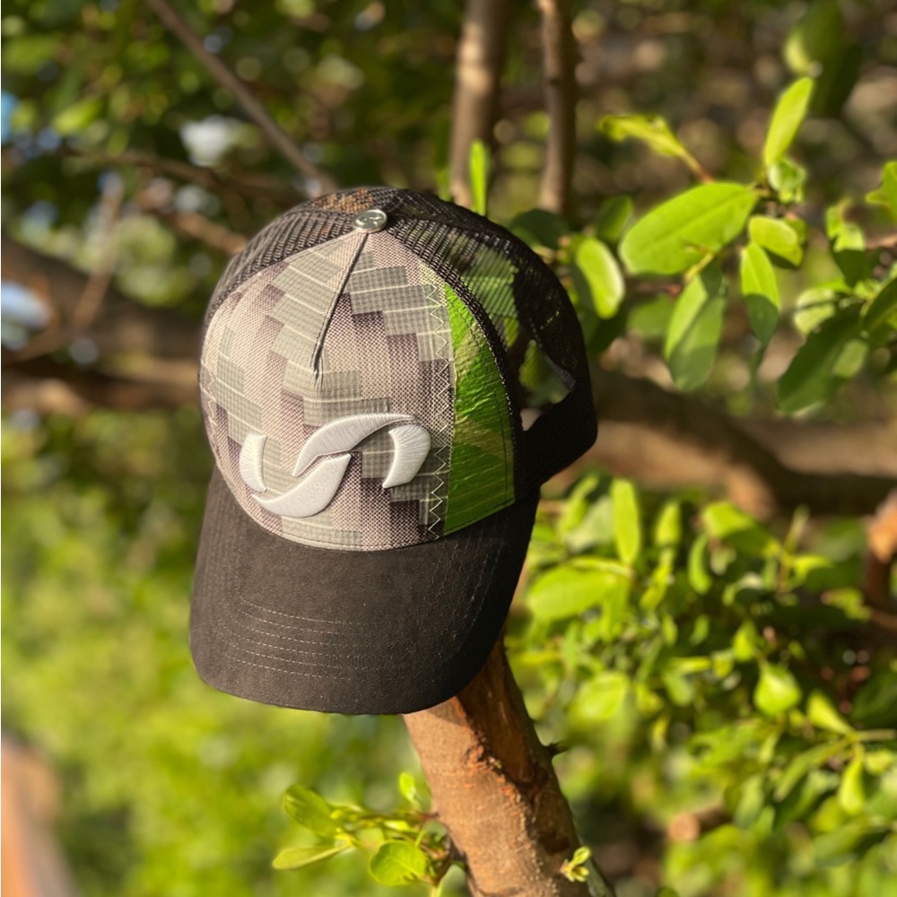 Soflo Riders Trucker hat made with repurposed kite